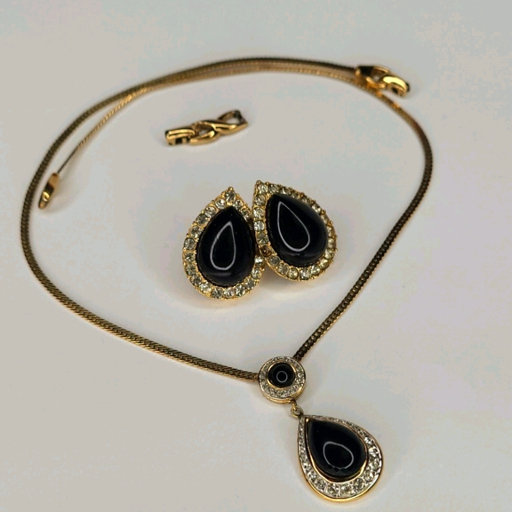 Vintage D'orlan Necklace & Earrings Set
